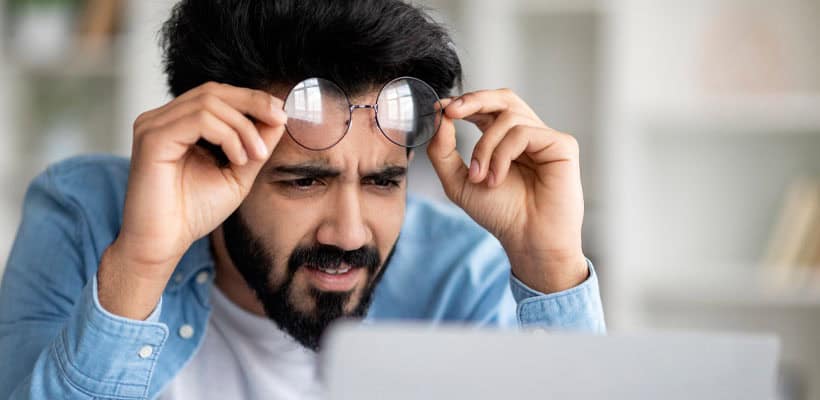 Eye discomfort and vision concerns