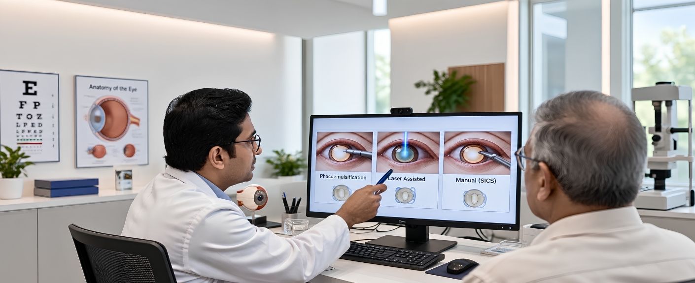 3 Types of Cataract Surgery: Phaco vs Laser vs Manual (Which One is Right?)