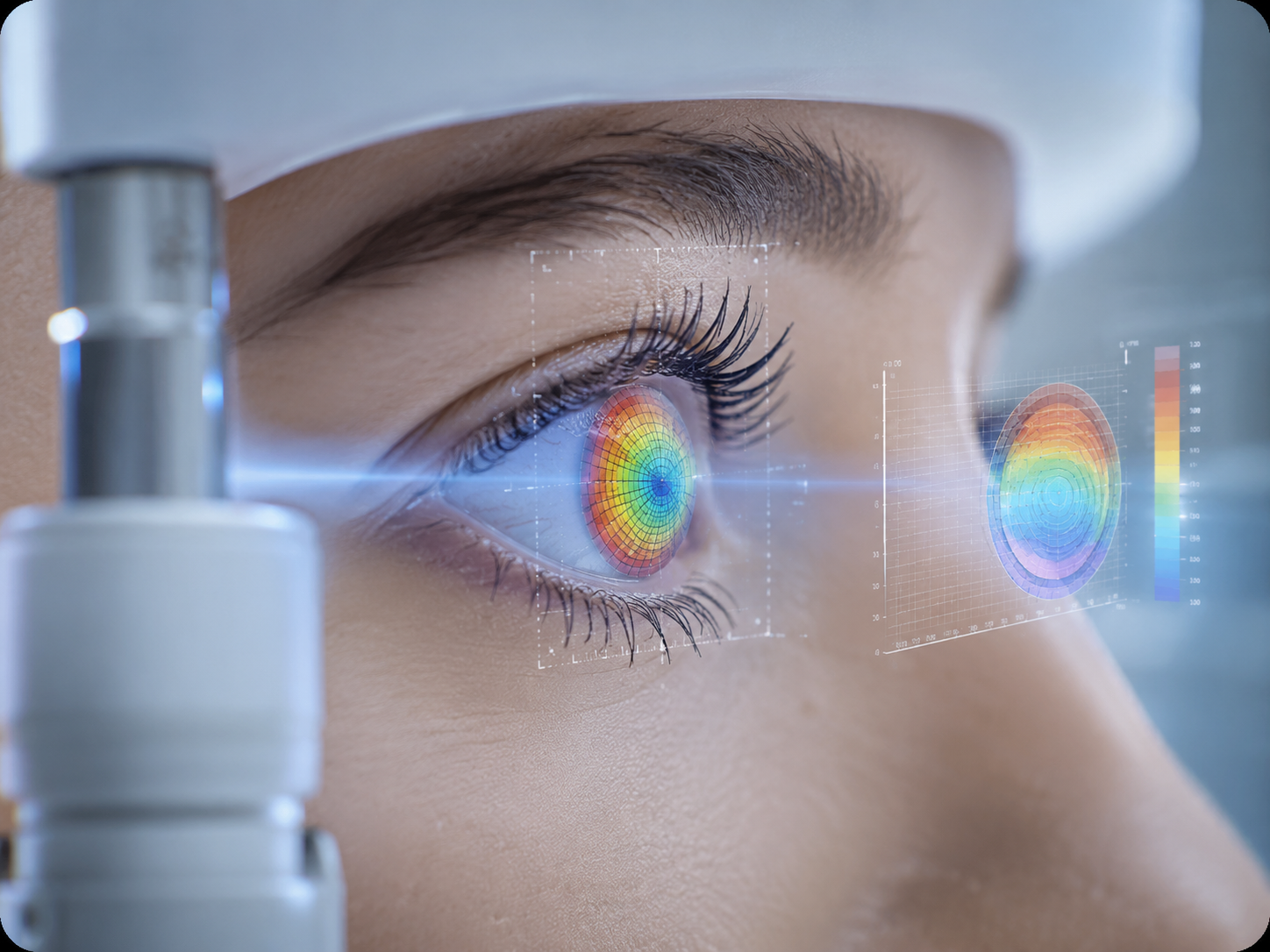 Advanced corneal mapping technology used for Contoura Vision LASIK