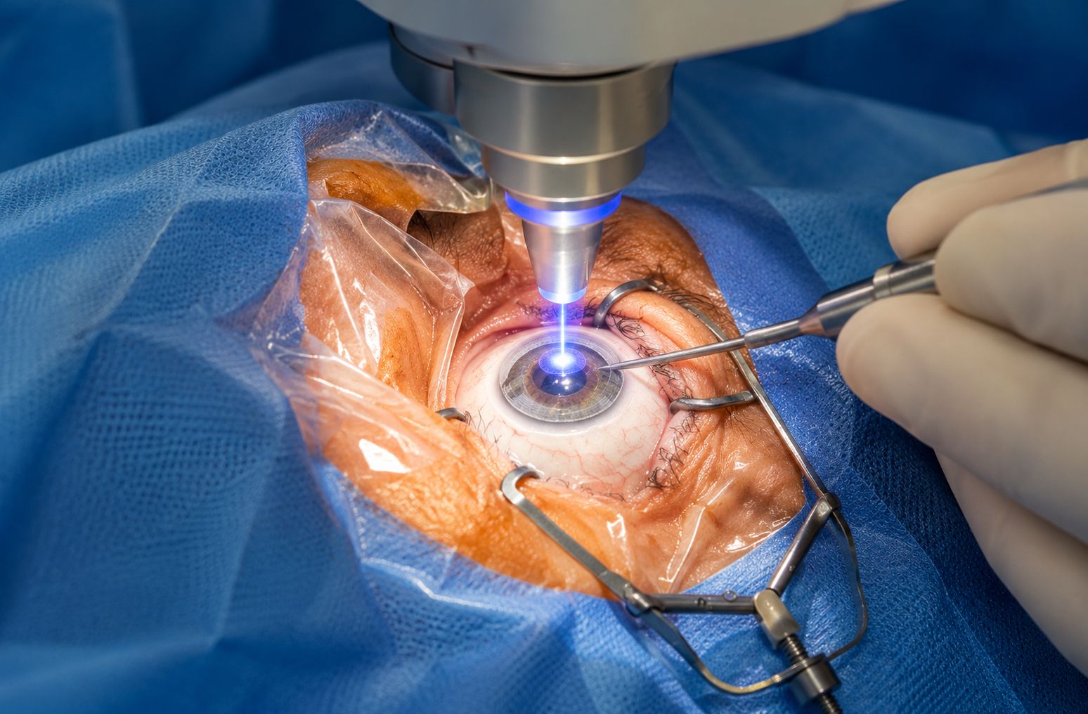 Femtosecond laser technology for bladeless cataract surgery