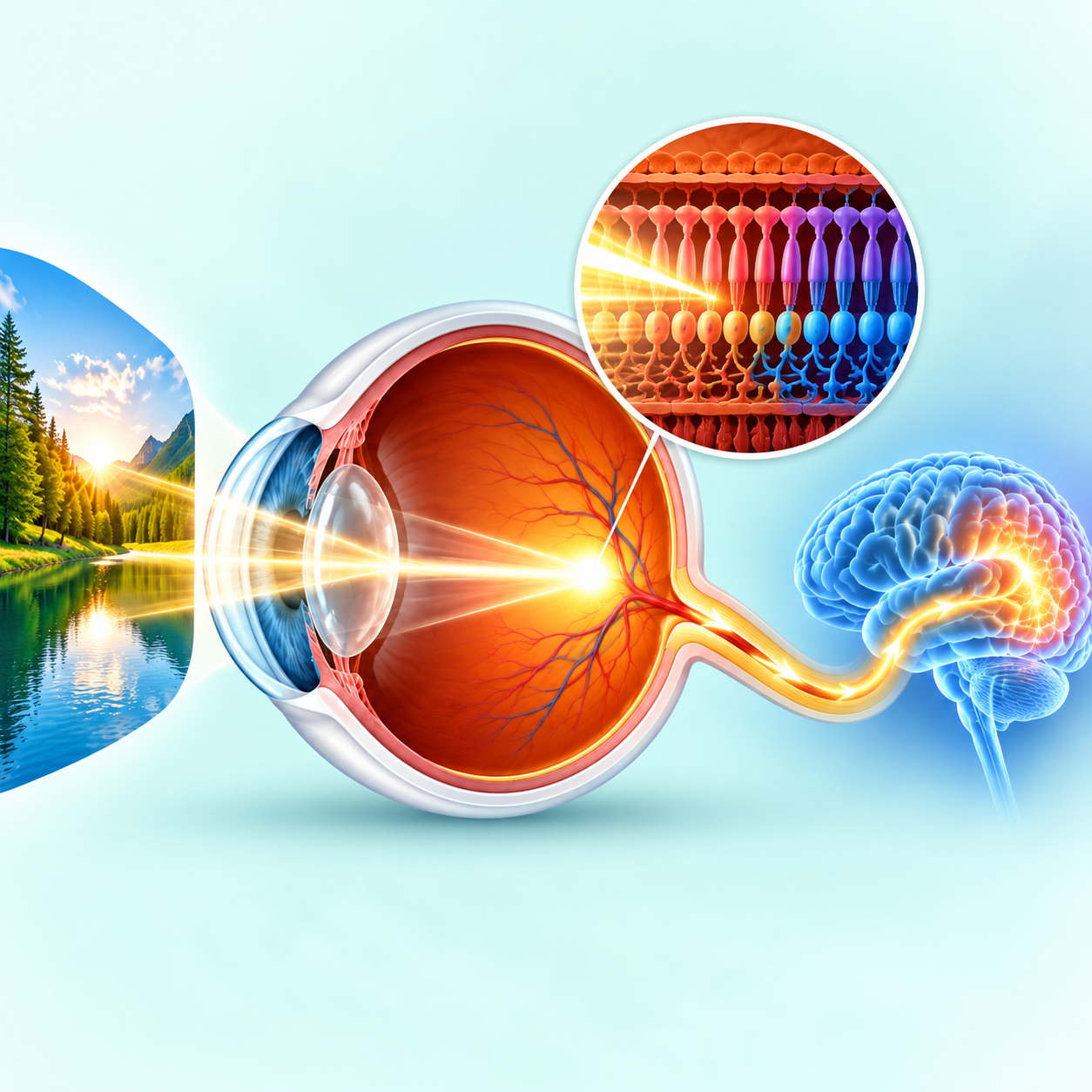 Anatomy of the retina